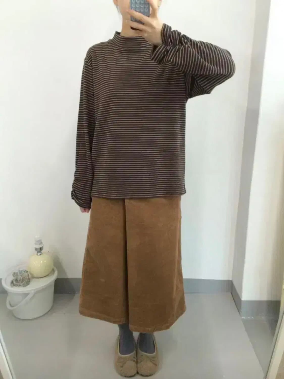 vintage stripe turtleneck 상품이미지3