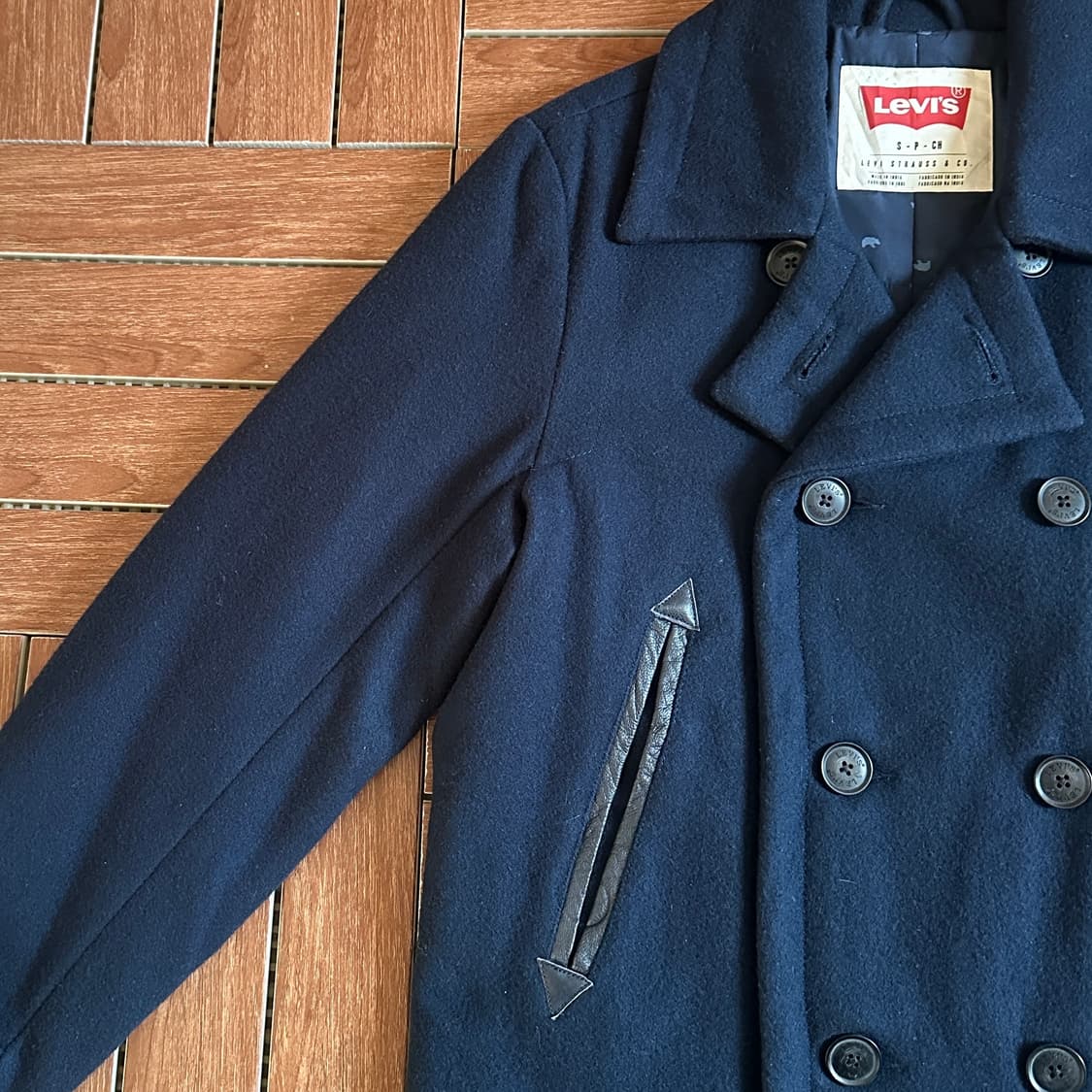 Levi’s navy wool pea coat 상품이미지5