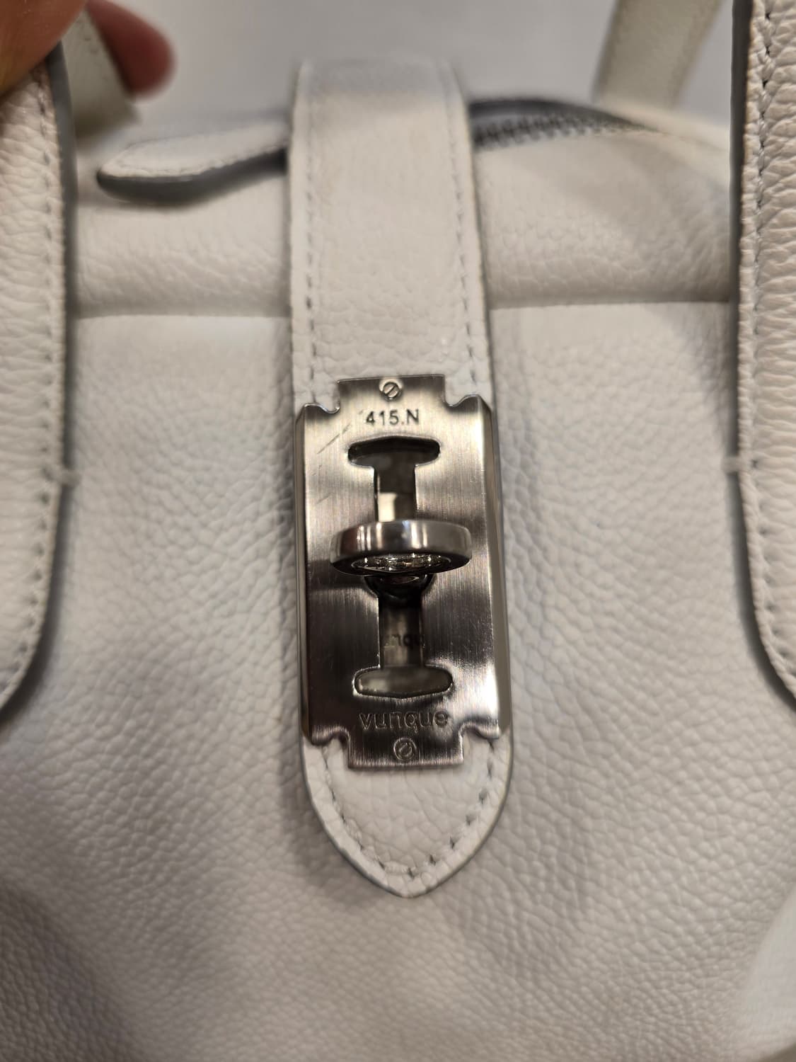 분크 토크 토트 스몰 라이트 베이지/화이트 토트백 가방 상품이미지6