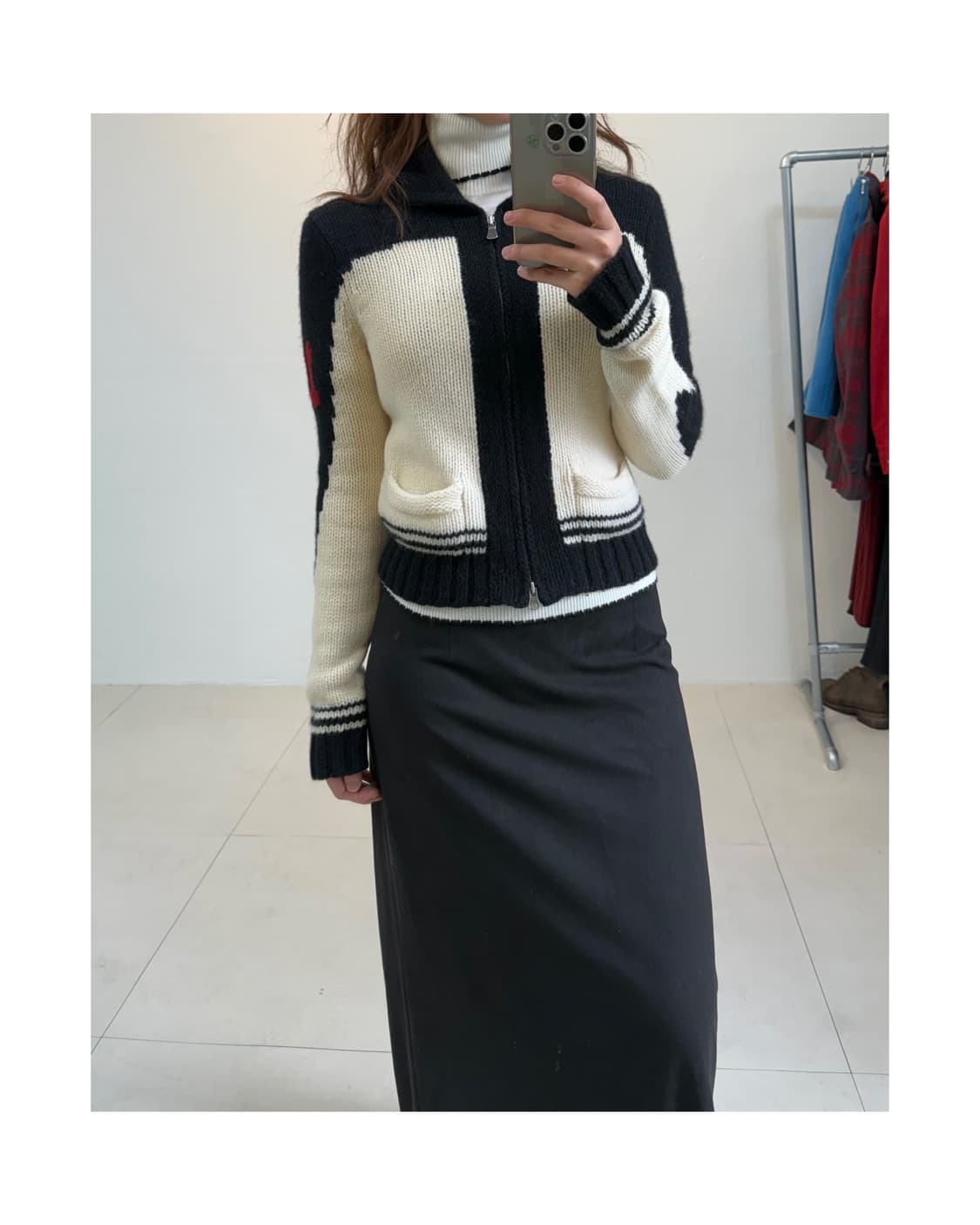 Calvin klein jeans 니트집업 상품이미지2