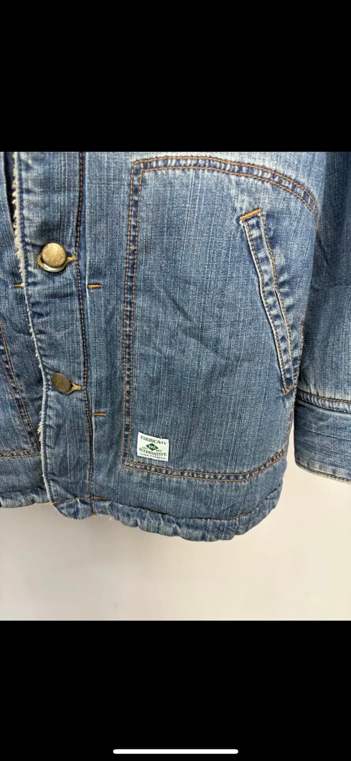 일본빈티지 포켓 버튼 데님 자켓 H1126 상품이미지3