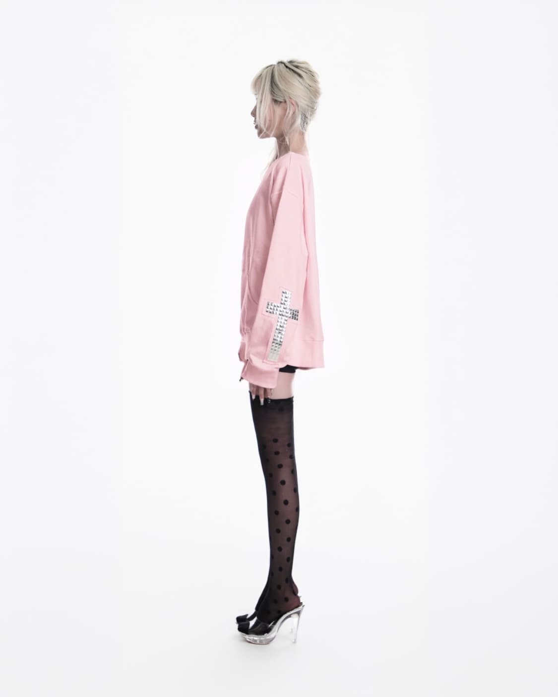 Kyoii KY03-CROSS SHOULDER SWEATSHIRT 상품이미지3