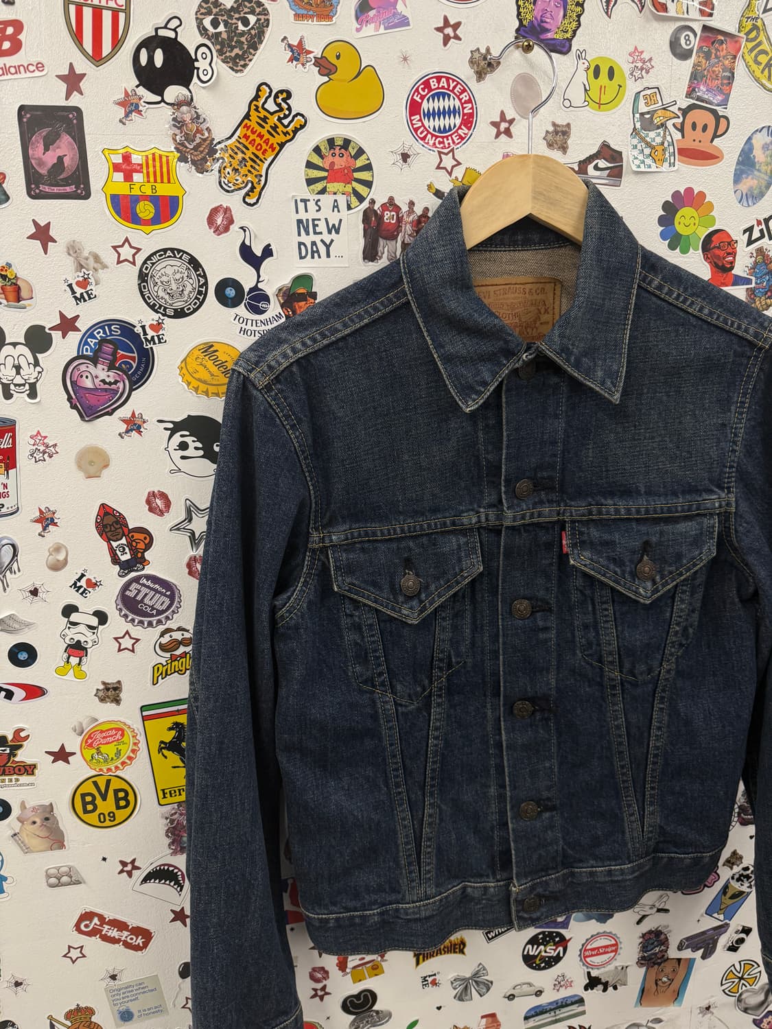 Levis 리바이스 90s 재패니즈 트러커 데님 청자켓 S 추천 상품이미지4