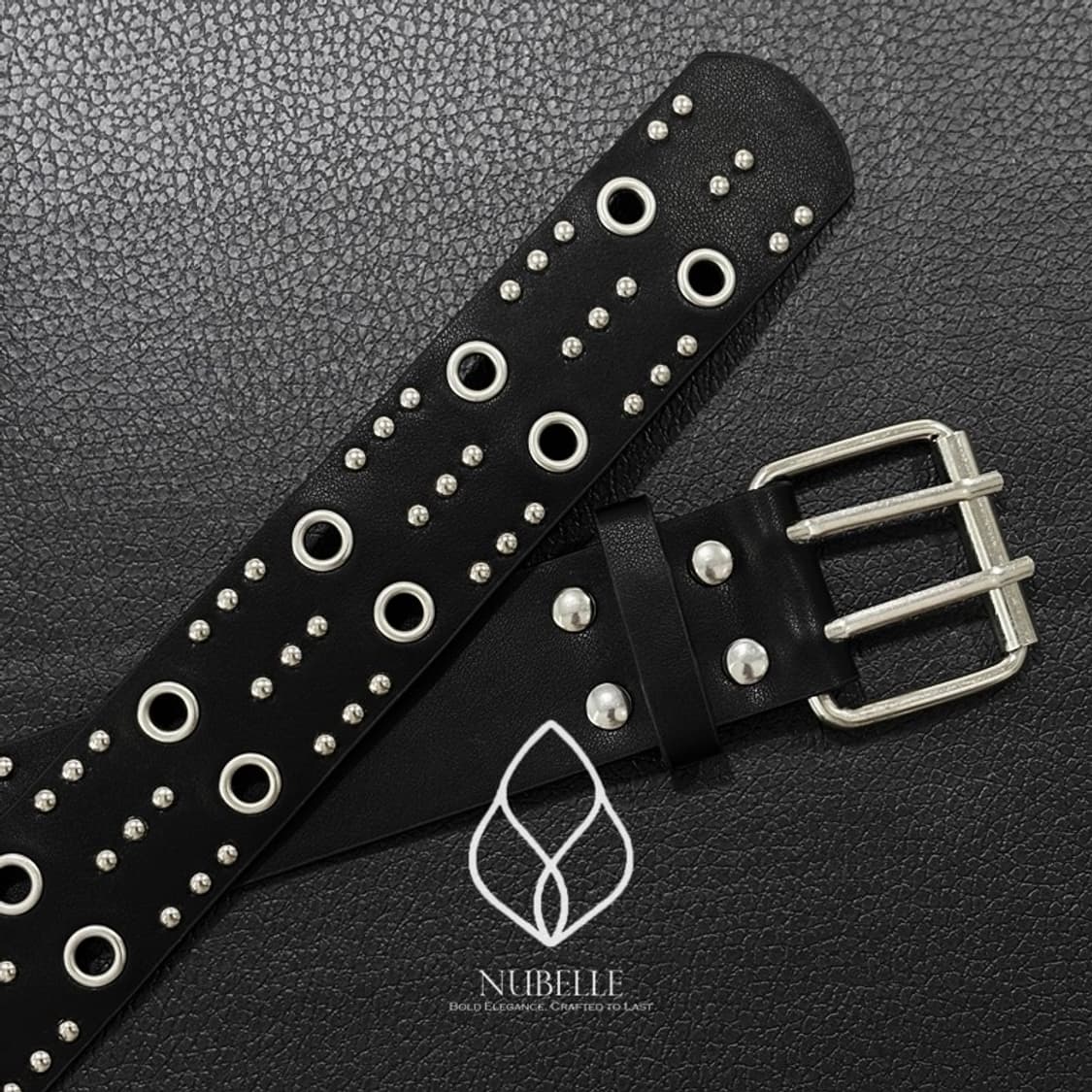 🌗 Eyelet stud belt / 아일렛 스터드 웨스턴 벨트 상품이미지7