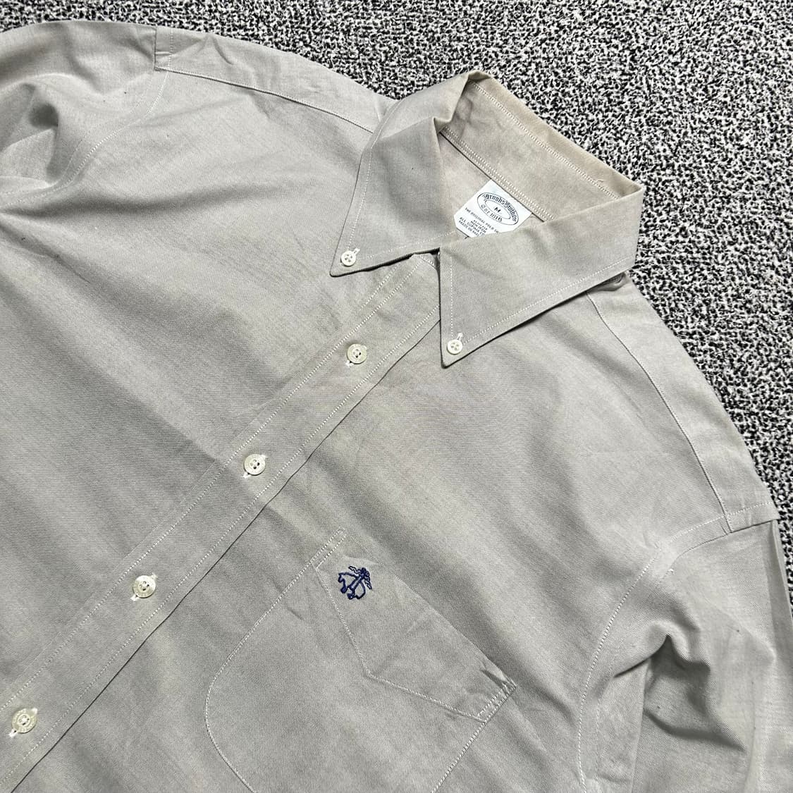 브룩스 브라더스 그레이 코튼 셔츠 상품이미지2