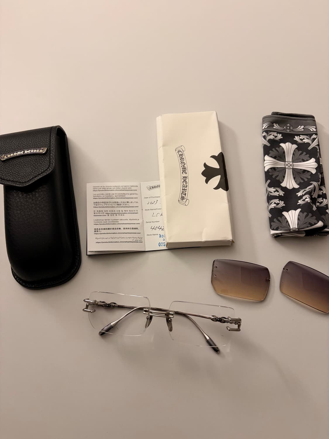 크롬하츠 로디 실버 무테 상품이미지1