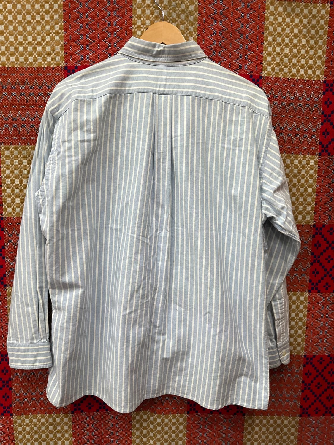 폴로 랄프로렌 스트라이프 스카이블루 옥스포드 셔츠 L 상품이미지2