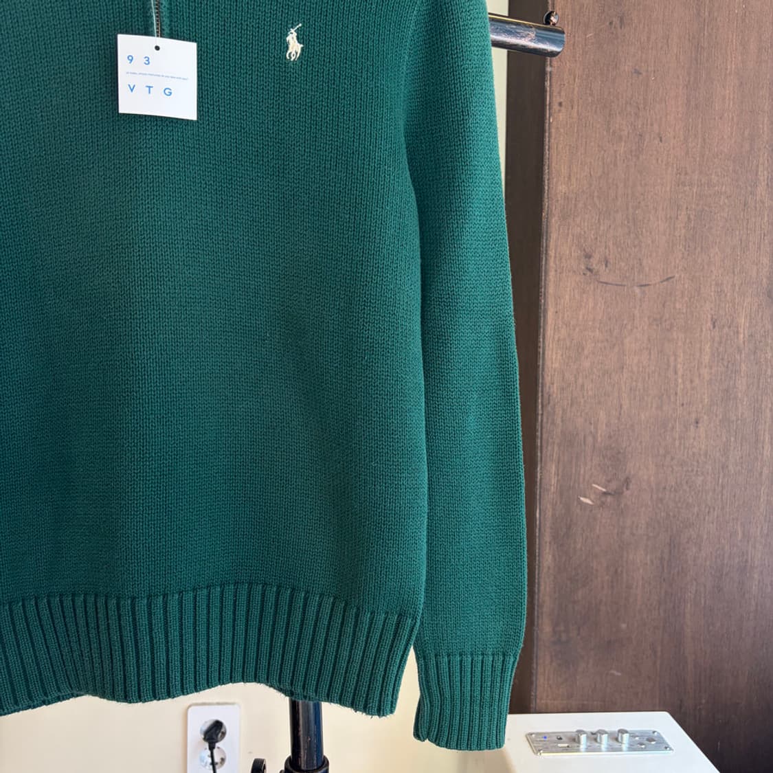 16118 - 폴로 랄프로렌 그린 반집업 니트 상품이미지4
