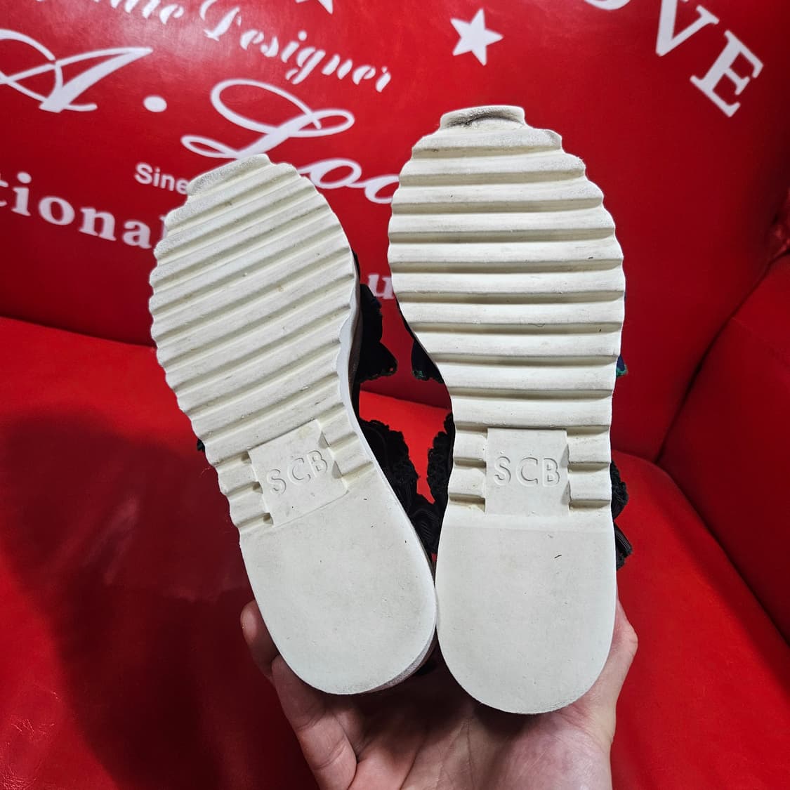 슈콤마보니 캉캉 키높이 샌들 220size 상품이미지7