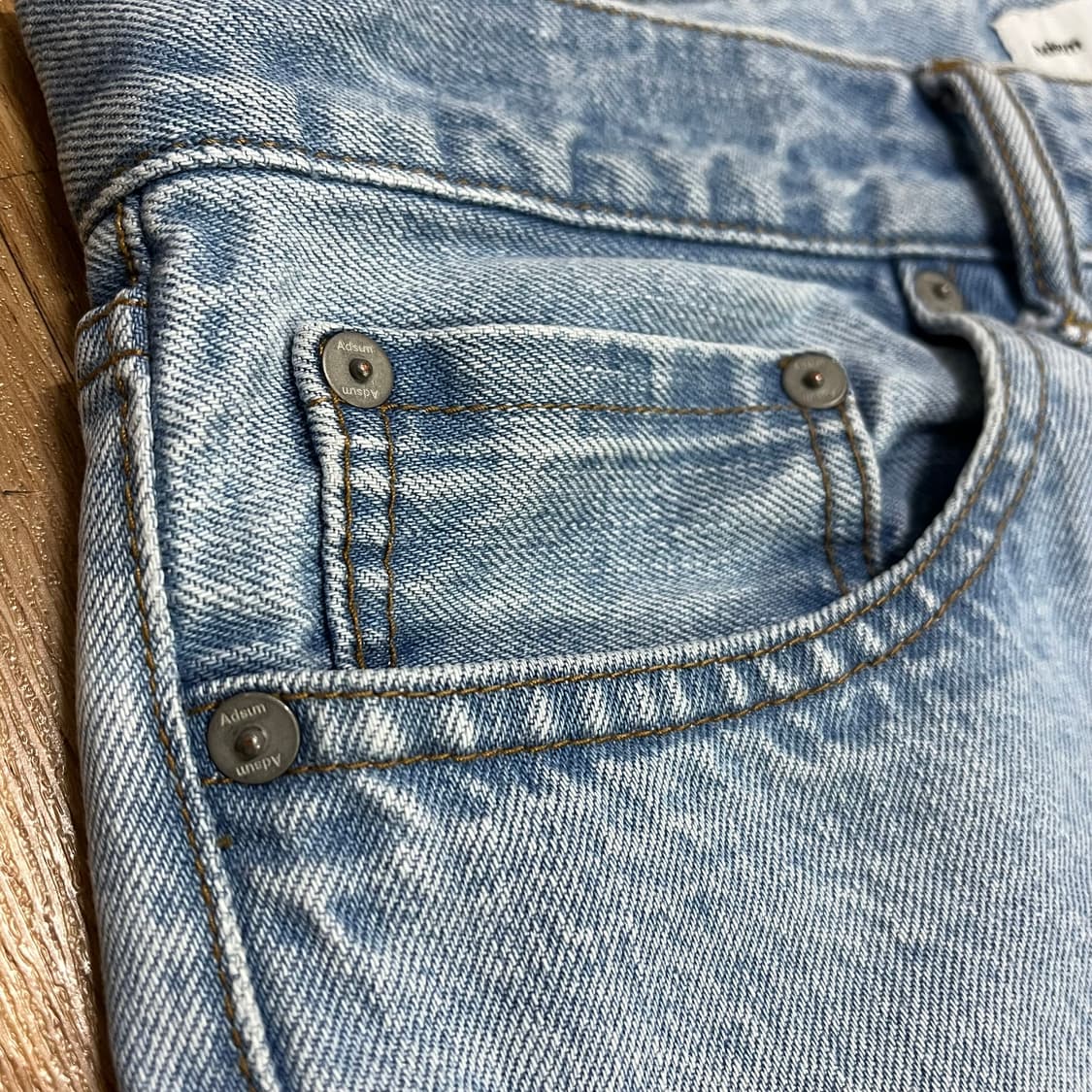 adsum nyc 애드섬 셀비지 데님 진 청바지 연청 앳슘 상품이미지3