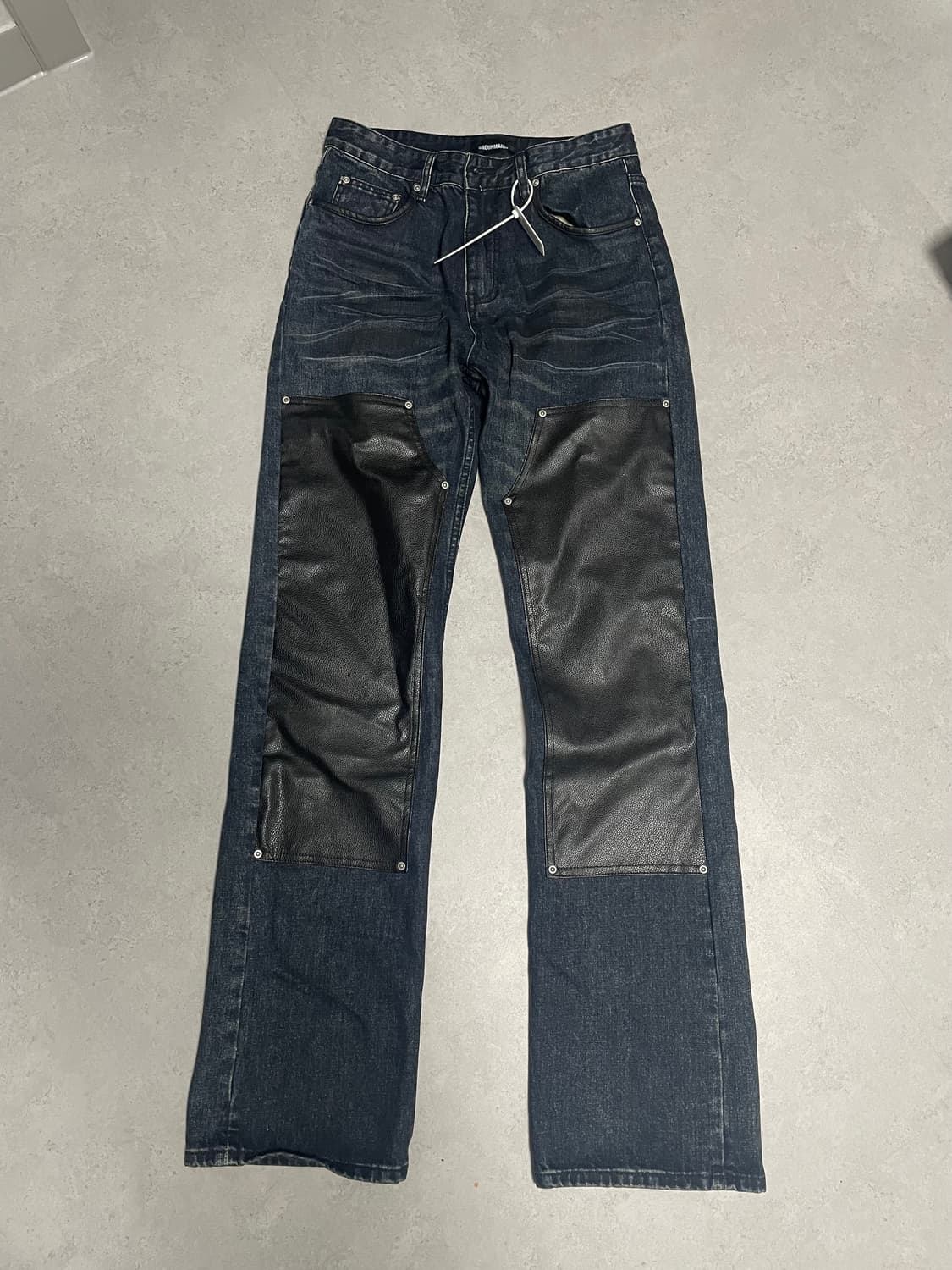 그룹마렉 레더 패치 데님 상품이미지2