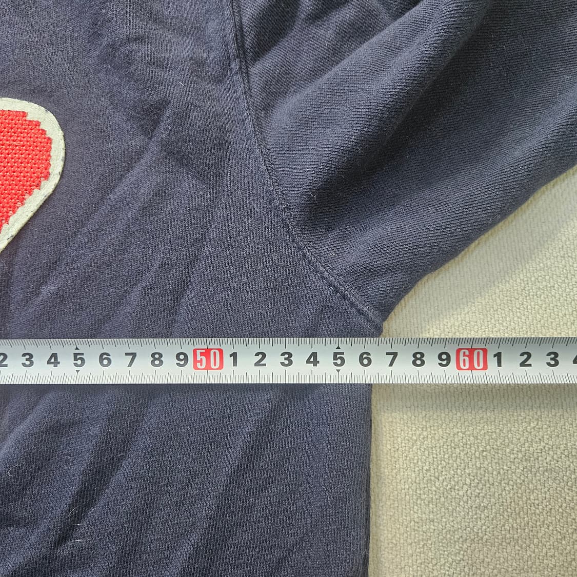 XL 빈티지 하트 맨투맨 0408Y 상품이미지4