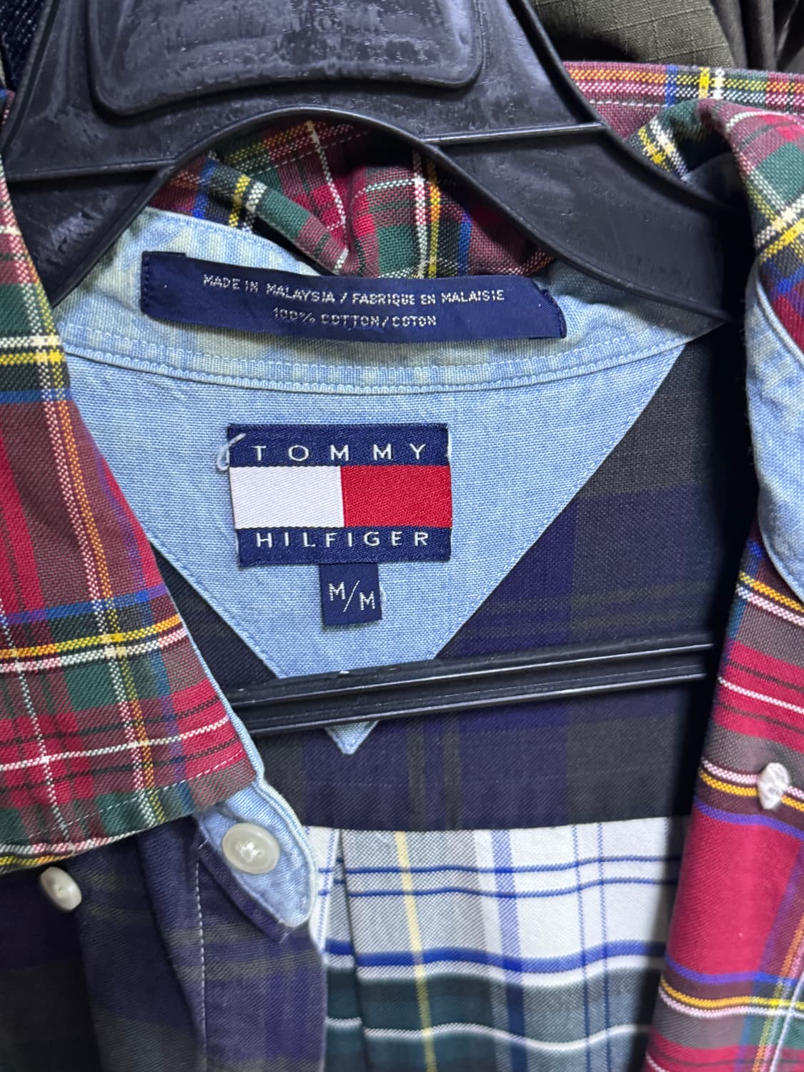 TOMMY HILFIGER  타미힐피거 체크 셔츠 / 사이즈 M 상품이미지3