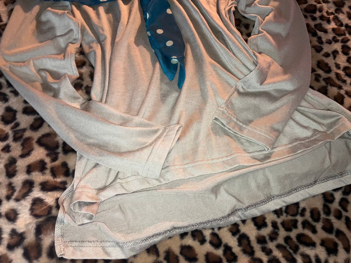 jpn 도트 스카프 티셔츠 상품이미지2