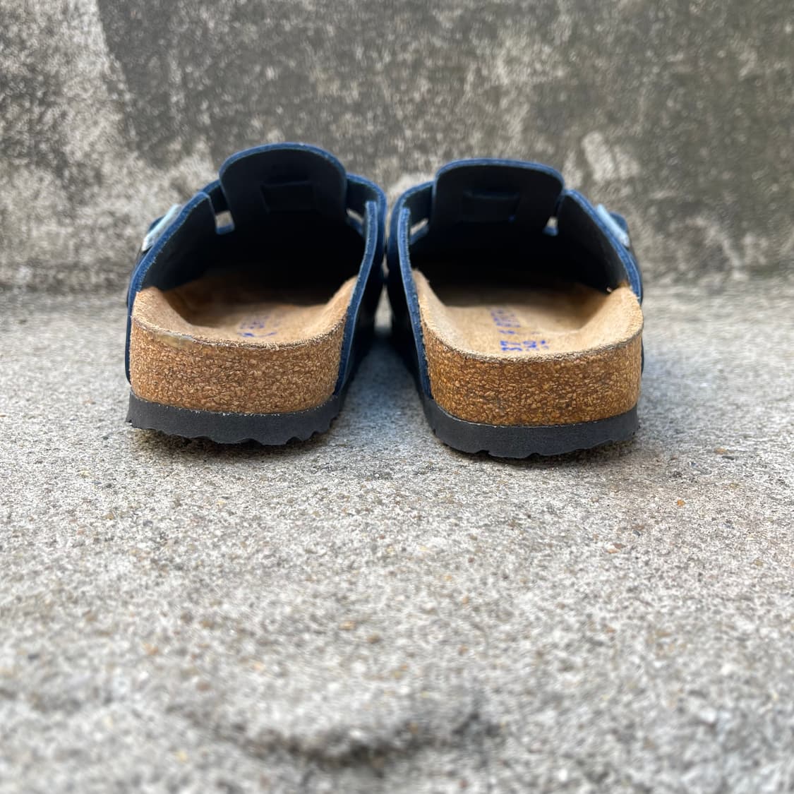 [37] 버켄스탁 보스턴 레더 네이비 블루 (240) 상품이미지5