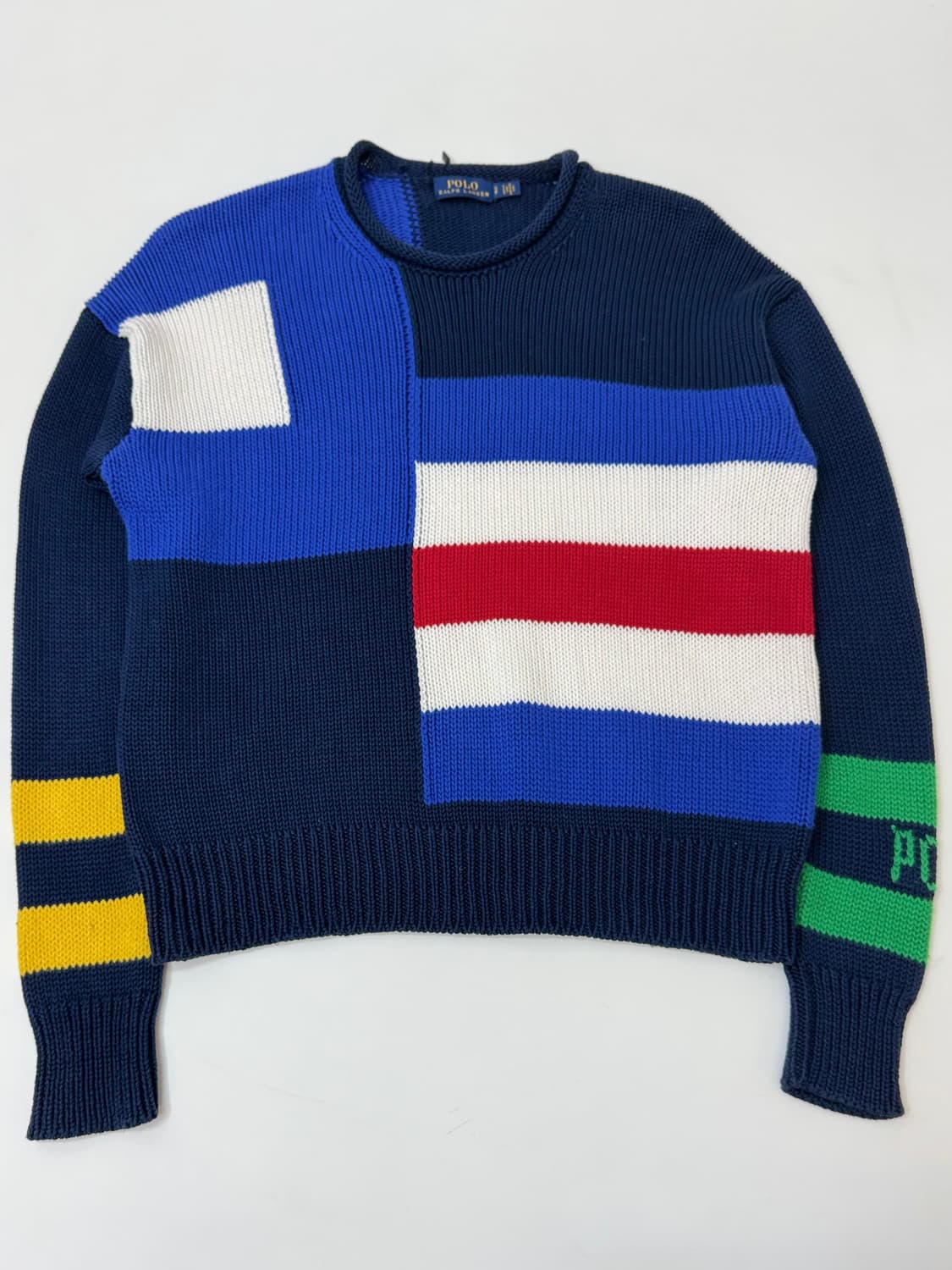 Polo 폴로 랄프로렌 세일보트 플래그 코튼 스웨터 상품이미지1