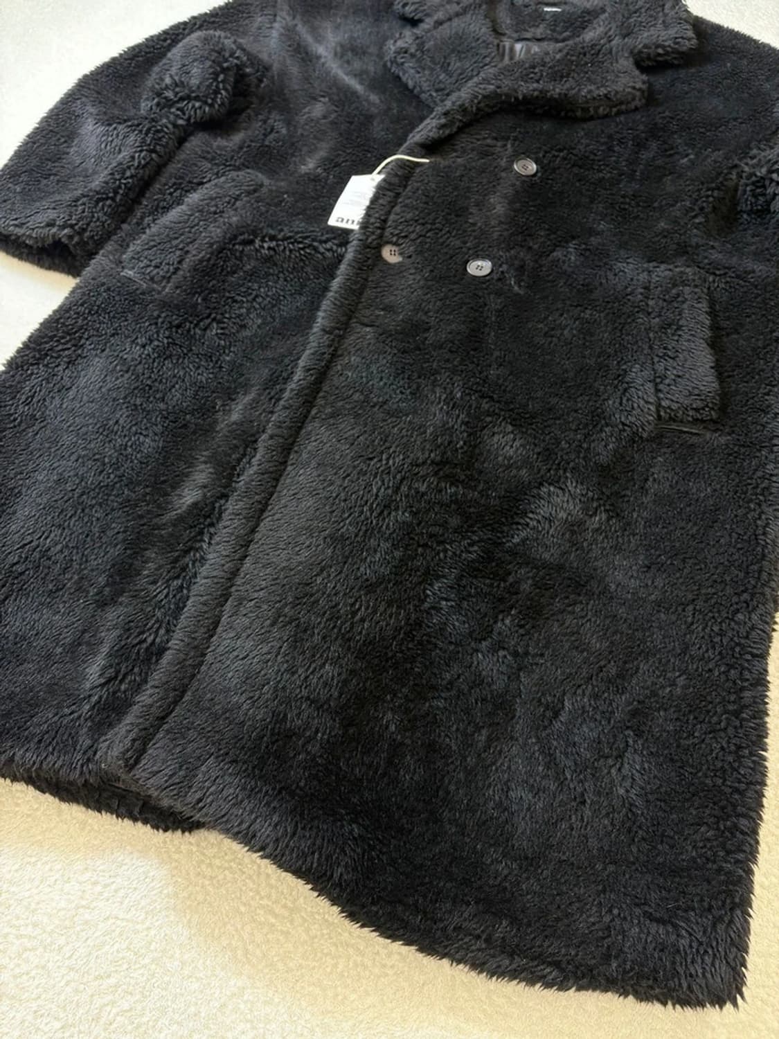 낫포너드 오버핏 더블 롱 퍼 코트 PN6069 상품이미지7