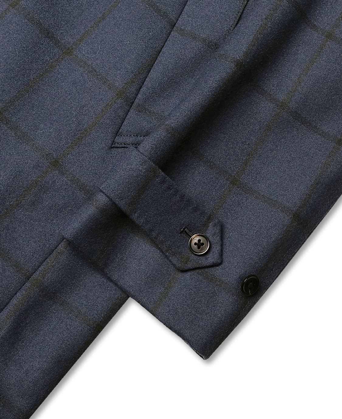 블루 에 그리지오 [Blu e Grigio] 울 체크 재패니즈 맥코트 상품이미지3