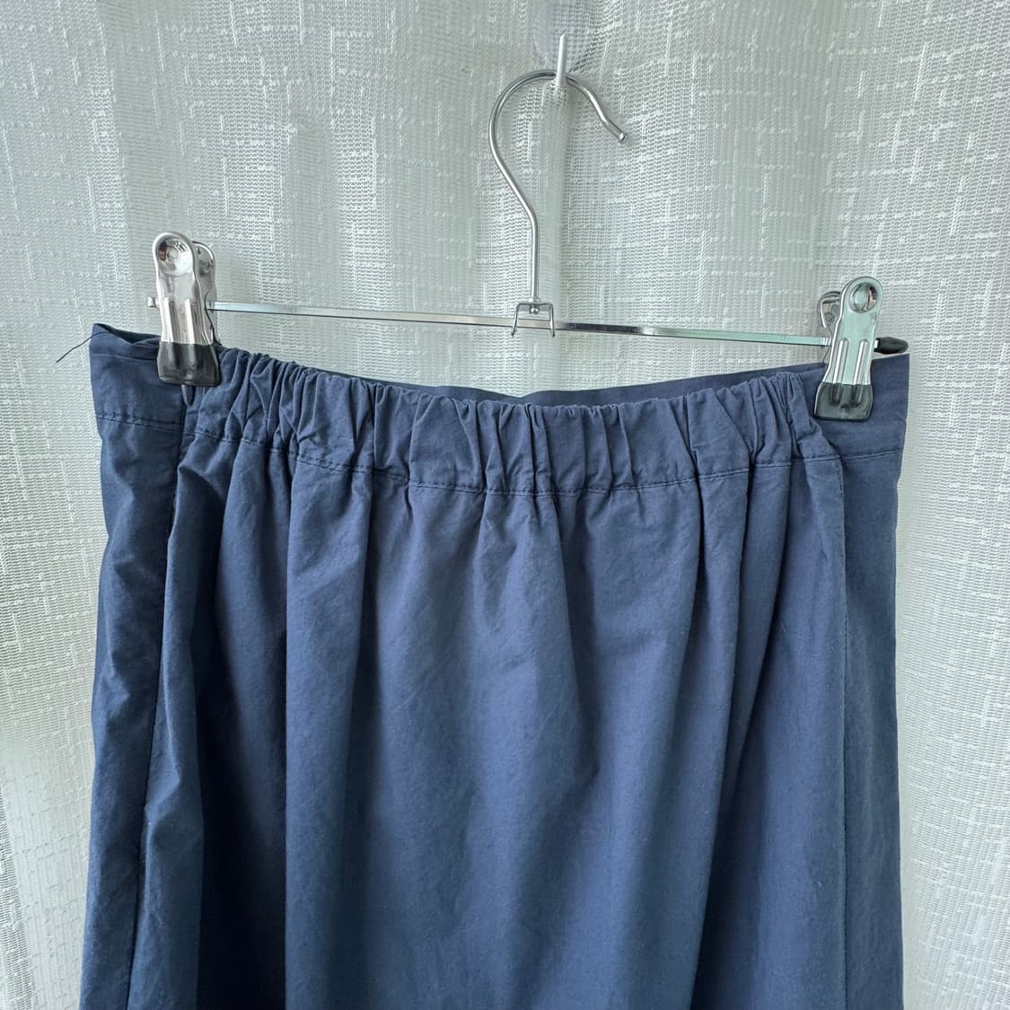 네이비 면 롱치마 가볍고 시원해요 상품이미지5