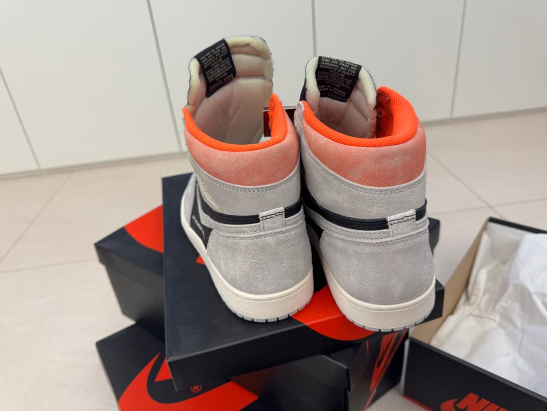 나이키 조던 1 레트로 하이 뉴트럴 그레이 하이퍼 크림 285 상품이미지3