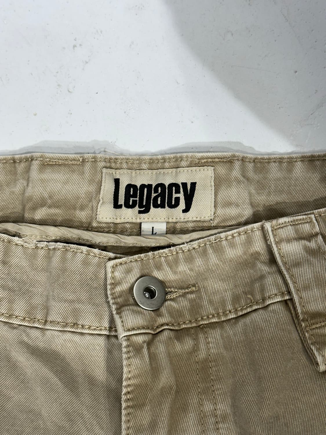 Legacy 빈티지 베이지 와이드 카고 팬츠 L 상품이미지7