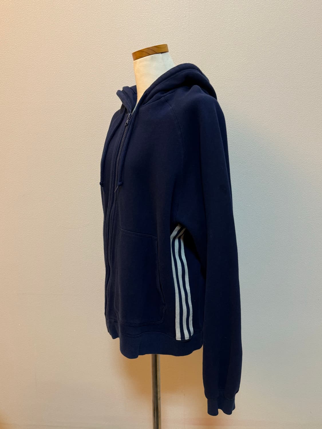 아디다스 네이비블루 후드집업 상품이미지2