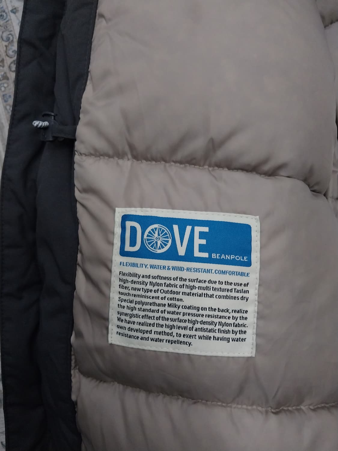 빈폴 구스 후드 패딩 90 (라쿤털후드분리됨) 상품이미지6