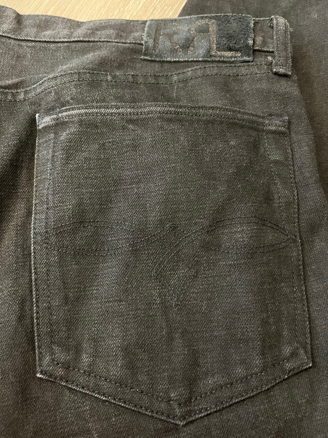 Rrl 로우 스트레이드 블랙 셀비지 상품이미지8