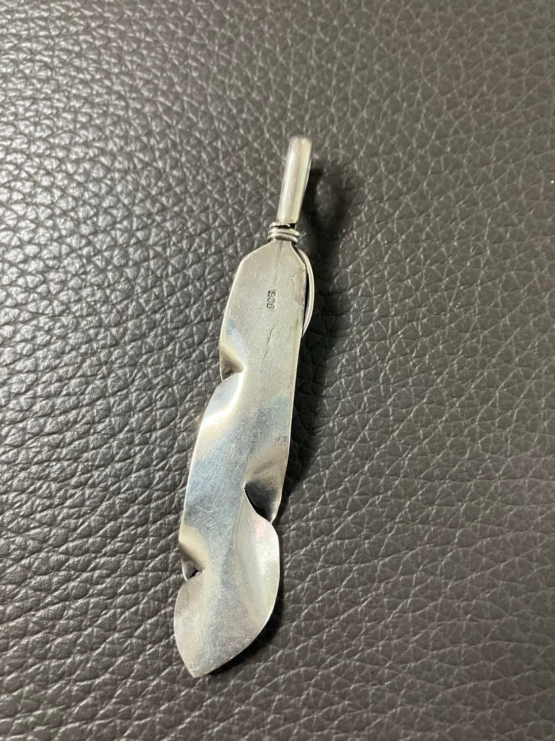 네이티브 아메리칸 실버 페더 팬던트 상품이미지2
