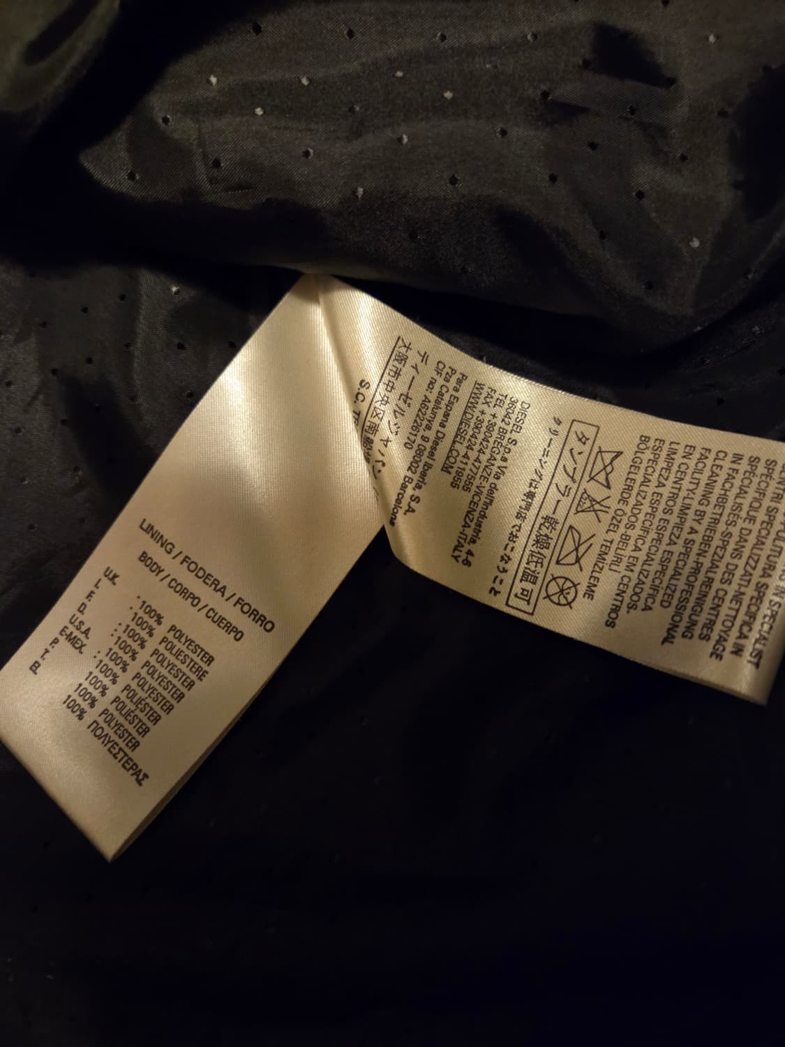 디젤 타임리스 라이더자켓 상품이미지4