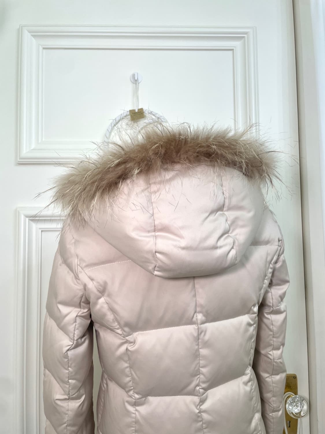 ANYSIS pinkivory fur hoodie line jumper 상품이미지4