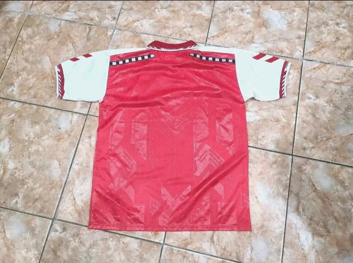 Hummel 96 98 덴마크 🇩🇰  축구 국대 올드레플 축구져지 상품이미지2