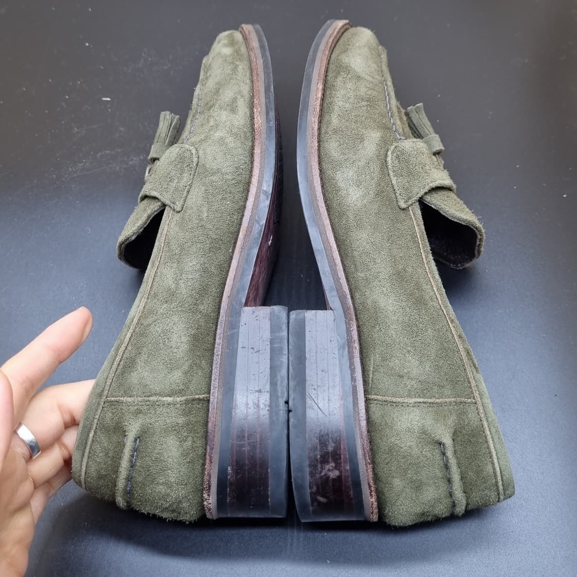 핸드메이드 남성로퍼 실사이즈255 상품이미지5