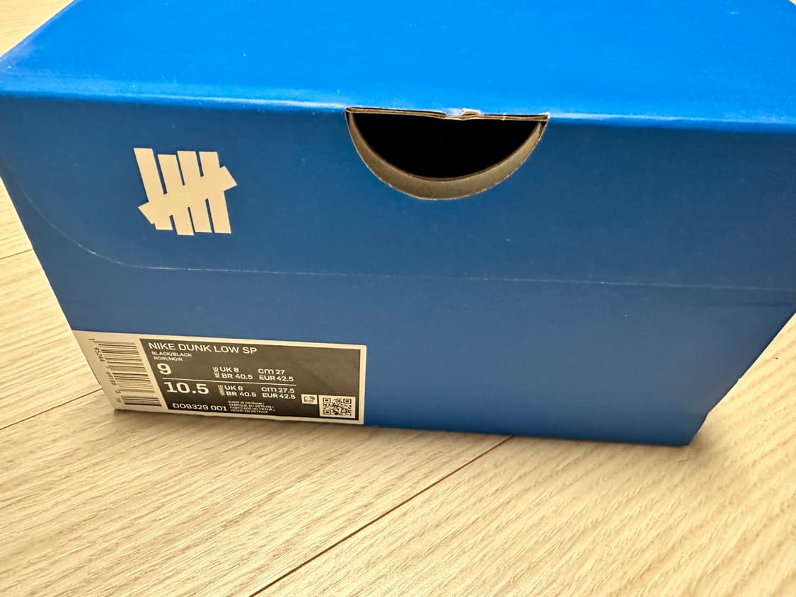 (270) 나이키 x 언디핏 덩크 로우 SP 5 온 잇 블랙 상품이미지4