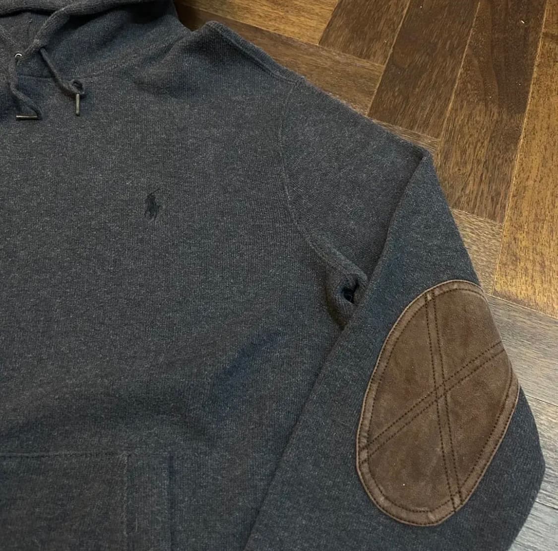 Polo Ralph Lauren 폴로 랄프로렌 빈티지 패디드 후드티 차콜 상품이미지2