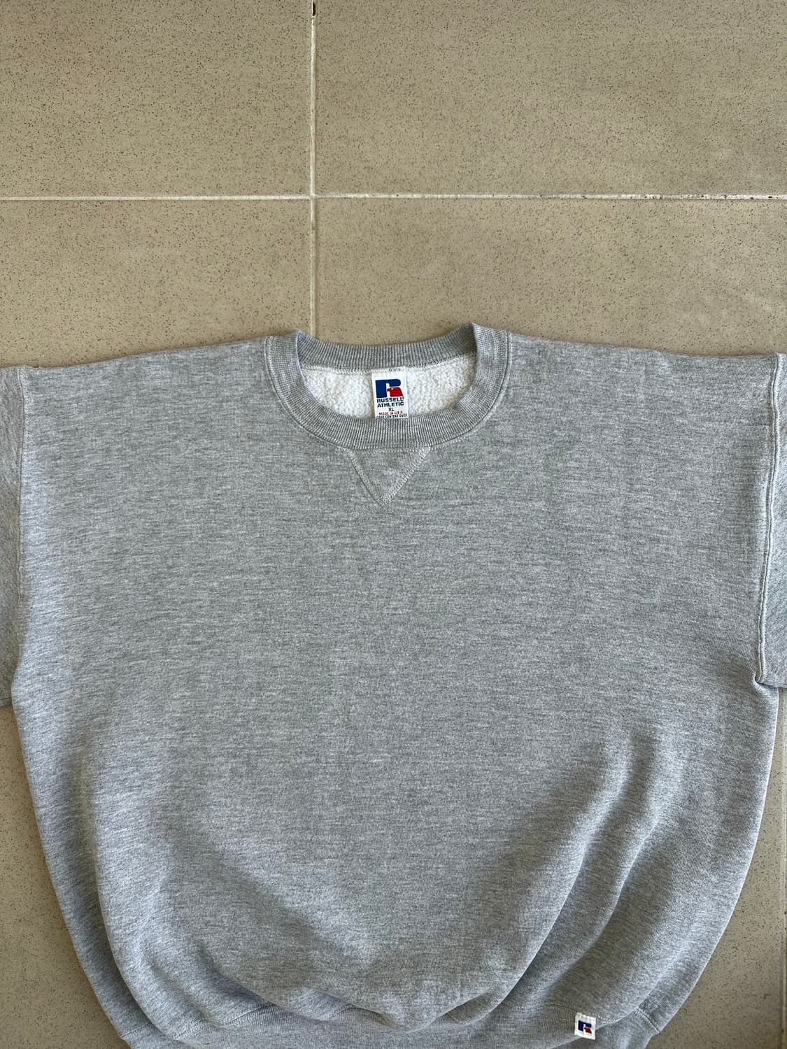 90s 빈티지 러셀 스웻셔츠 그레이 XL USA 상품이미지4