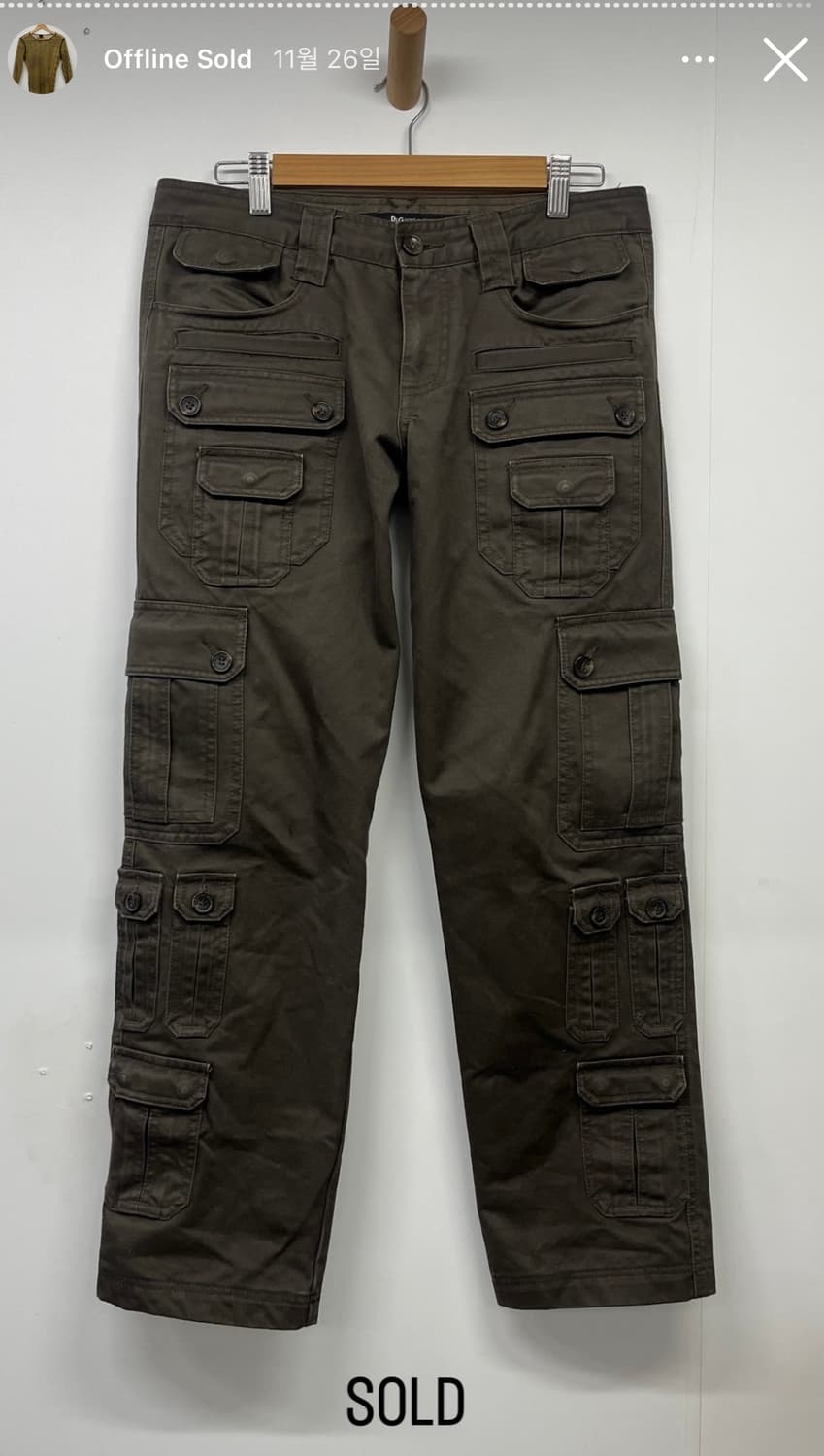 돌체앤가바나 빈티지 카고 팬츠 상품이미지2