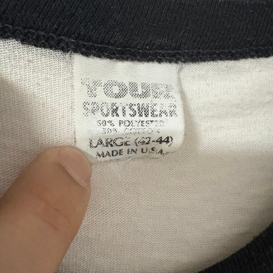 80s sammy hagar 새미 헤이거 빈티지 래글런 밴드티 반헤일런 상품이미지5