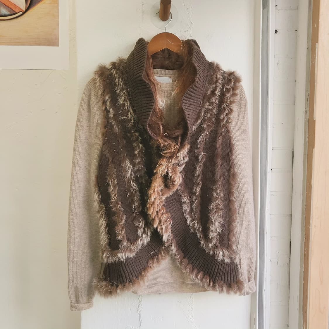 Prime time 래빗퍼 니트베스트 상품이미지1