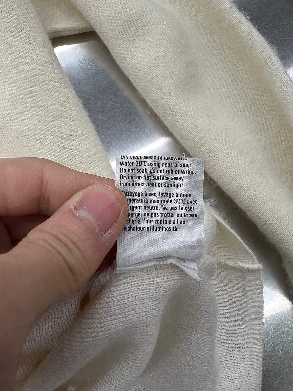 질샌더 스노우 에지 캐시미어 크루 넥 니트 스웨터 상품이미지9