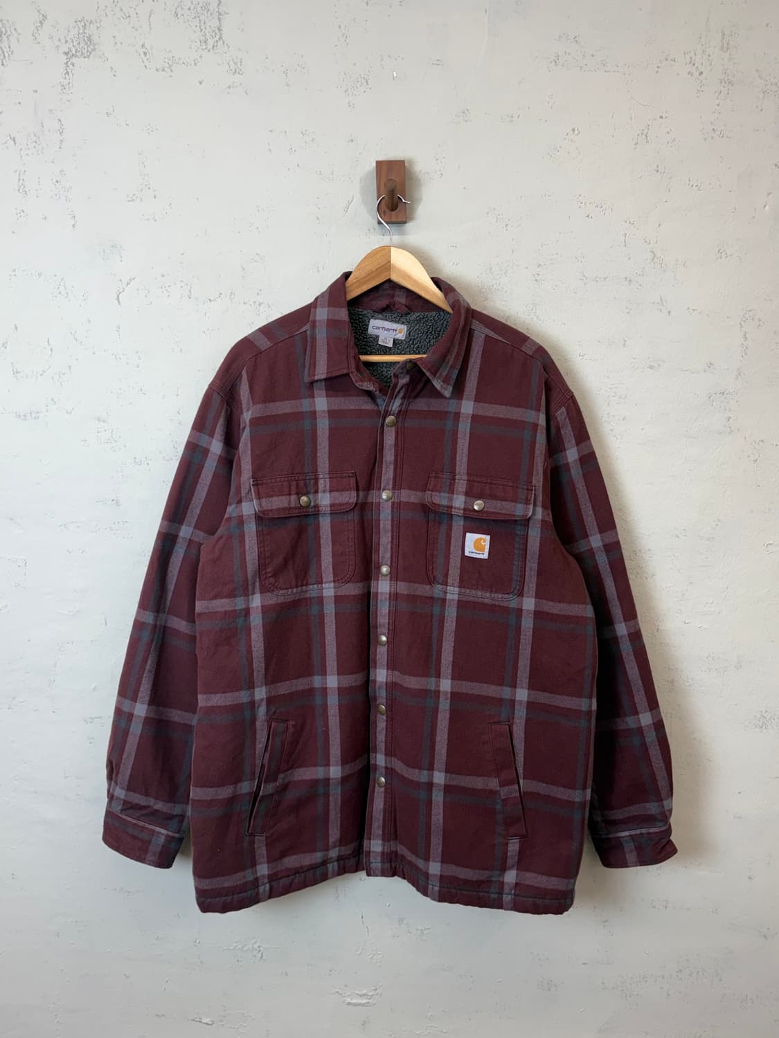 칼하트 셰르파 플란넬 셔츠 자켓 상품이미지1