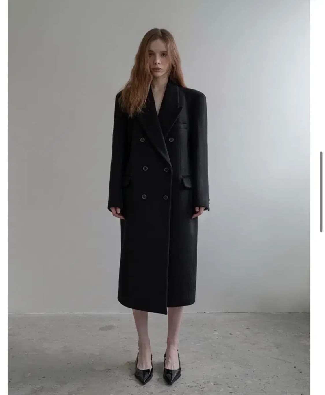 더오유 카리나 코트 블랙 (새상품) 상품이미지1