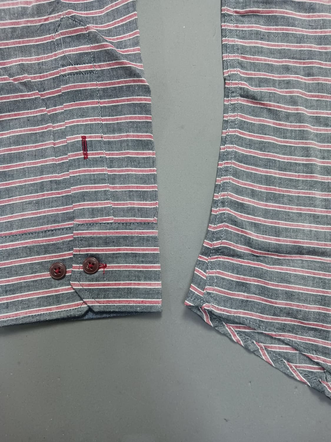 새제품 [105] 마인드브릿지 멀티플비즈 스트라이프 캐쥬얼 셔츠 상품이미지4