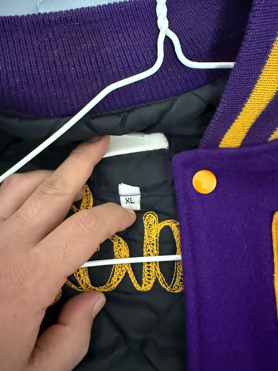 USA 바시티 소가죽자켓 상품이미지2