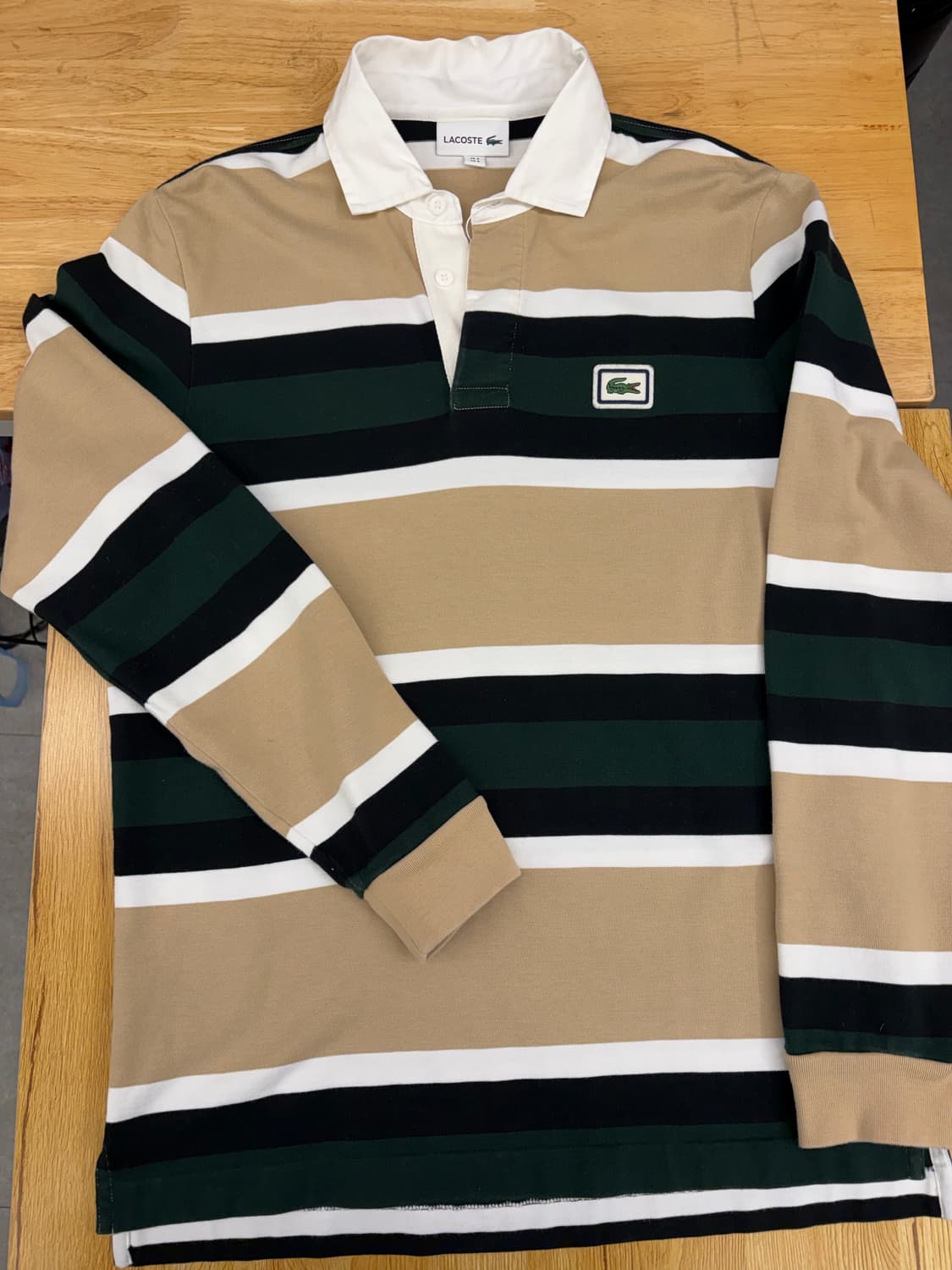 [95] 라코스테 스트라이프 긴팔 럭비티 상품이미지1