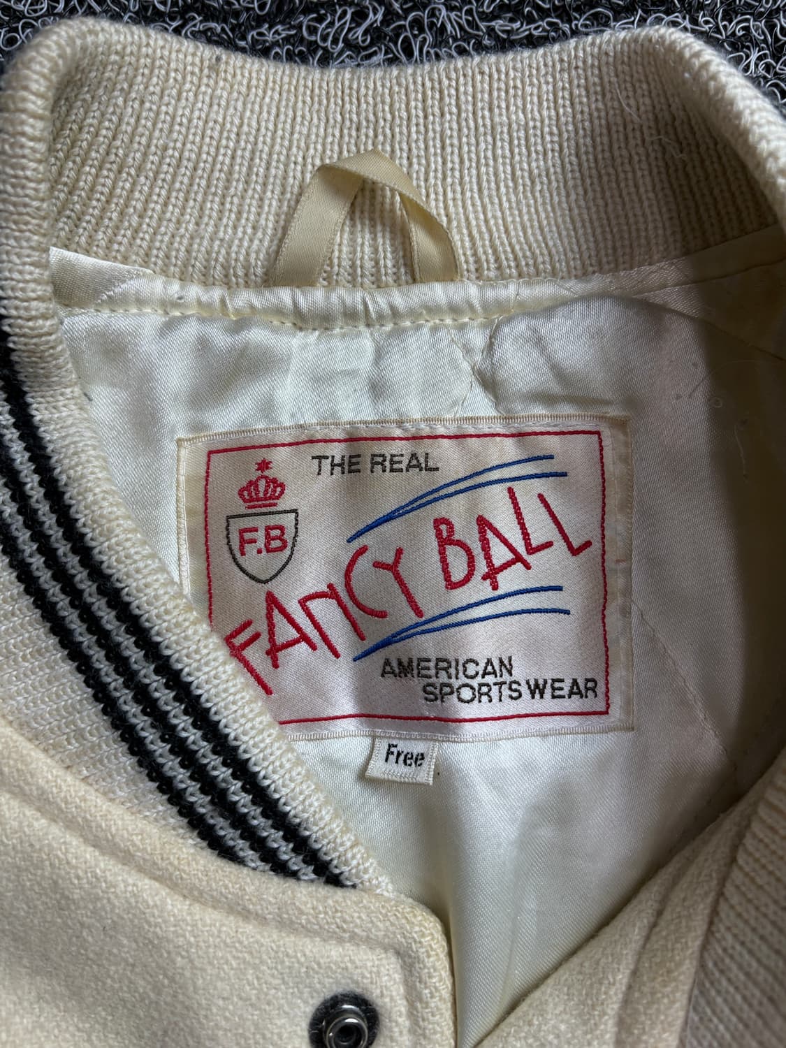 USA 오리지날 빈티지 카우하이드 모직 바시티 자켓 1512 상품이미지4