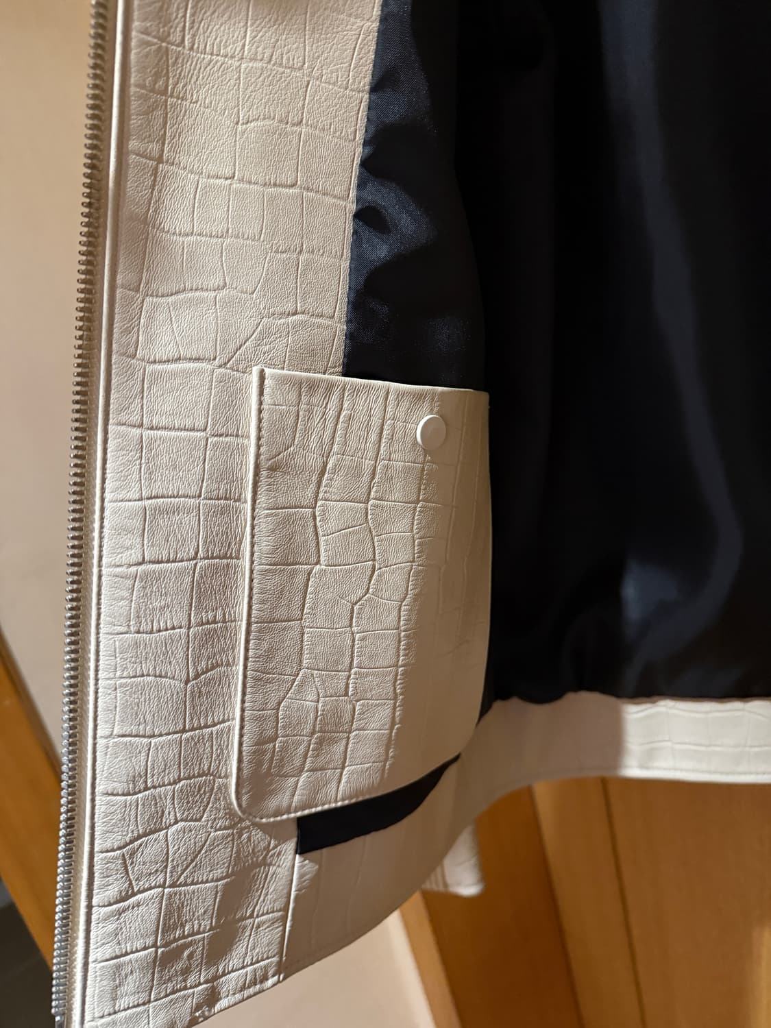 시스템옴므 크로커 레더 양가죽 자켓 100 상품이미지4