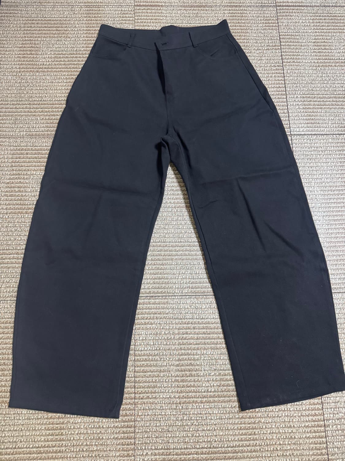 [XL] 후러브스아트 커브드 와이드 데님 상품이미지2