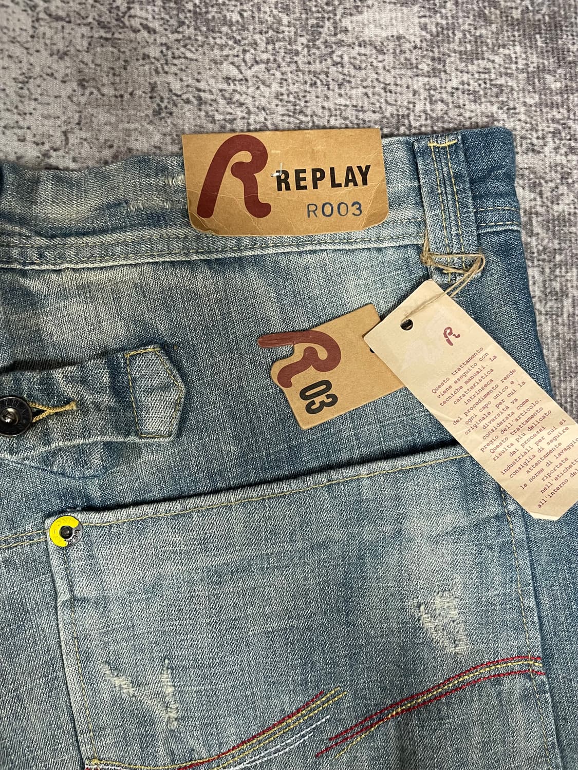 90s REPLAY 빈티지에이징 데님 상품이미지8