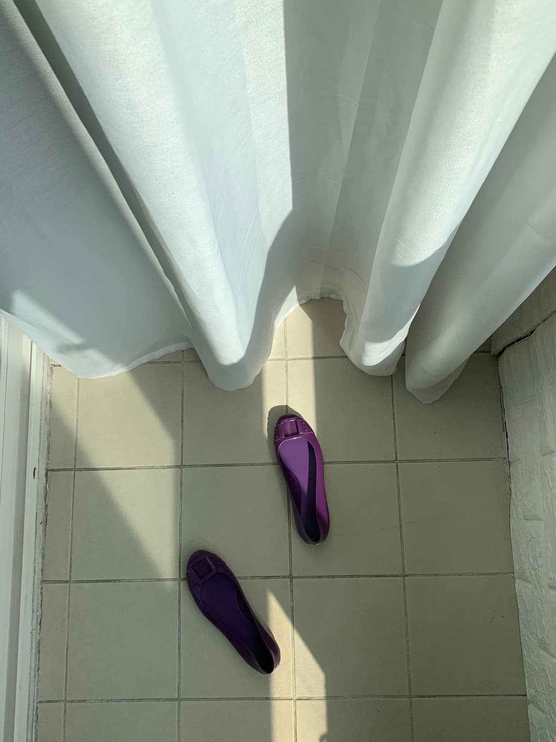 Jimmy choo purple flat jelly shoes 상품이미지7